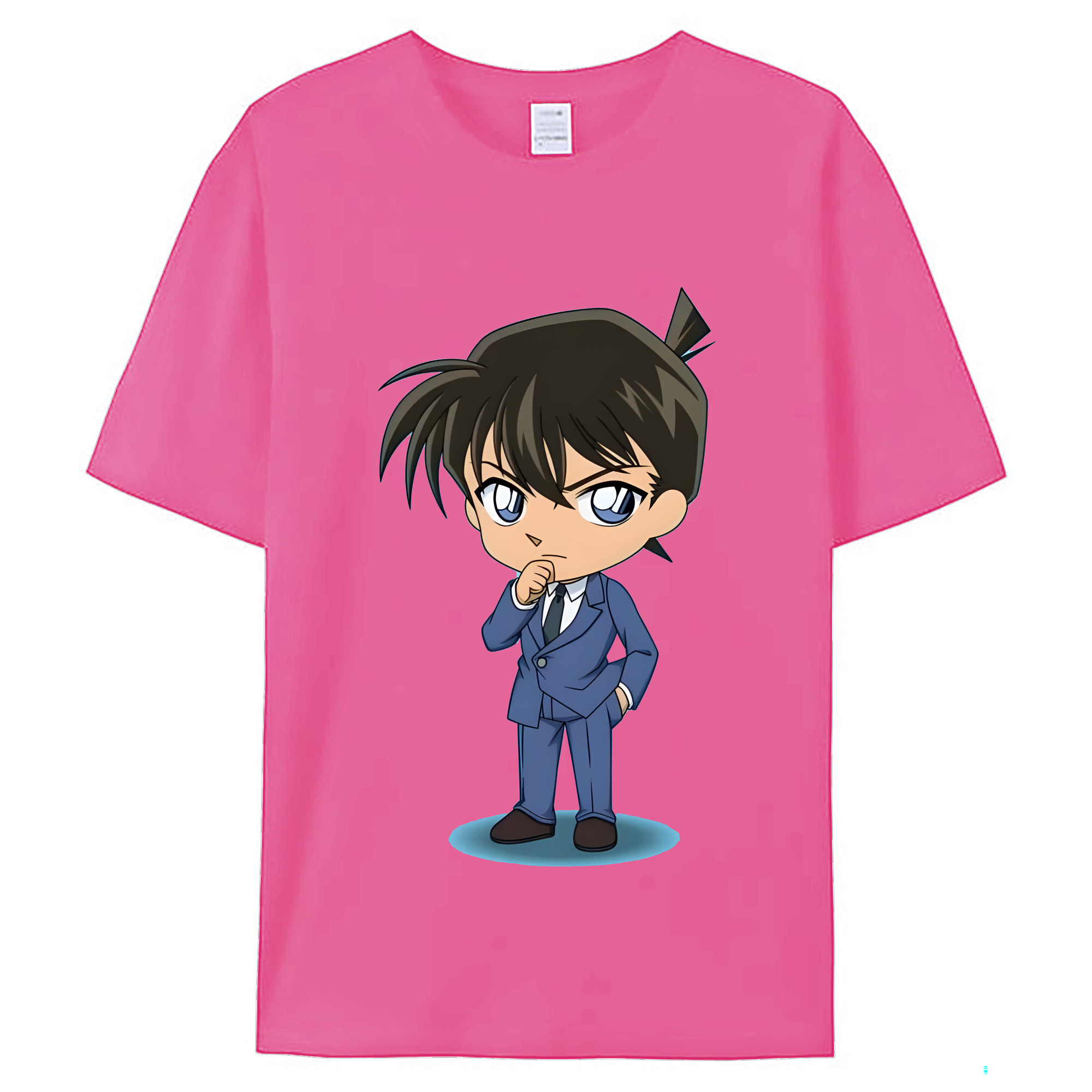 （画像用） 名探偵コナン 江戸川 コナン Detective Conan Conan Edogawa レディースカジュアルプリントTシャツ（綿100％）
